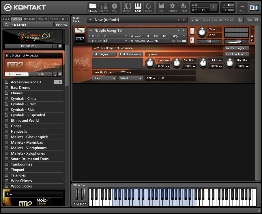 Vir2 Instruments Elite Orchestral Percussion 1.2 (KONTAKT