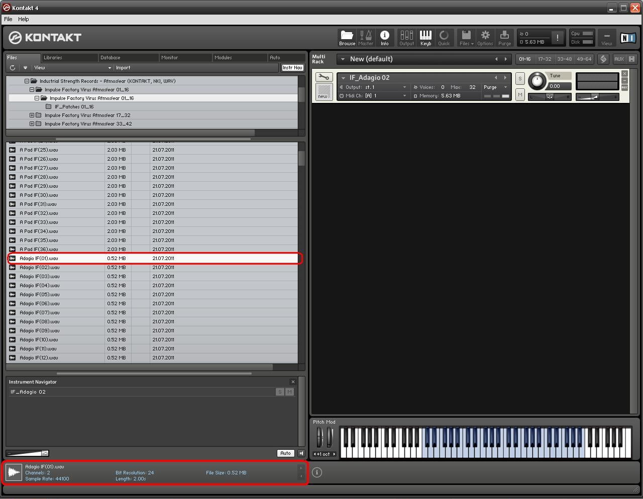kontakt factory library failed to update