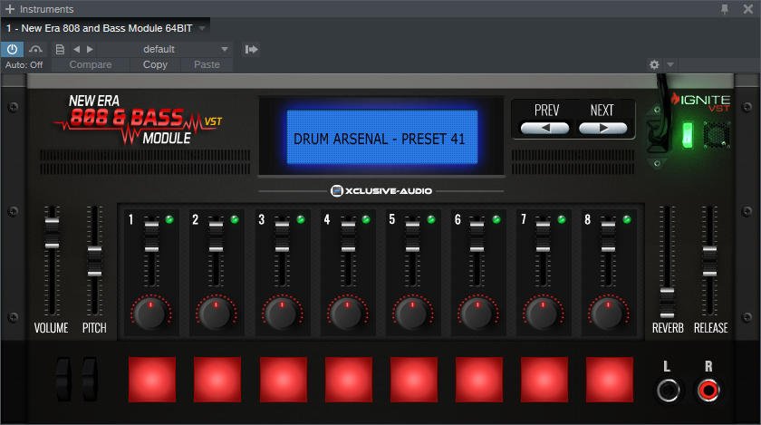 New audio. 808 Bass VST. 808 Bass Module. New era 808 Bass. 808 Studio VST.