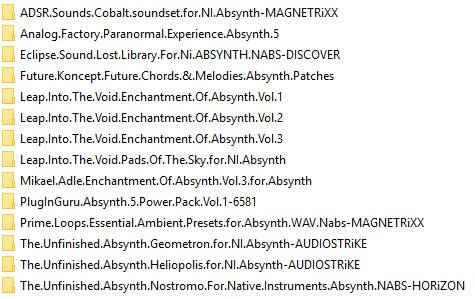 absynth presets absynth presets