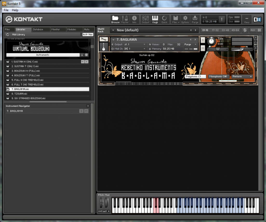 virtual bouzouki