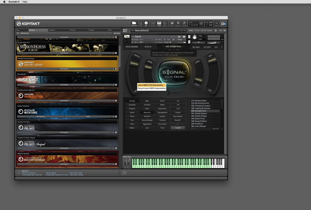how to add libraries kontakt 5