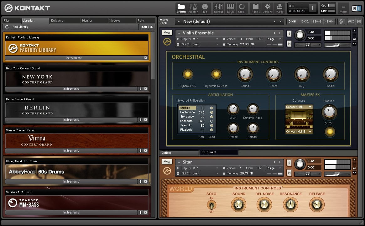 native instruments kontakt 5 library free download