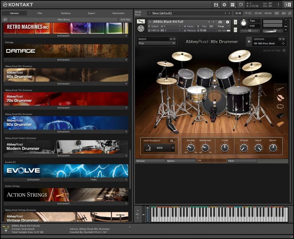 how to add libraries to kontakt 5 standalone