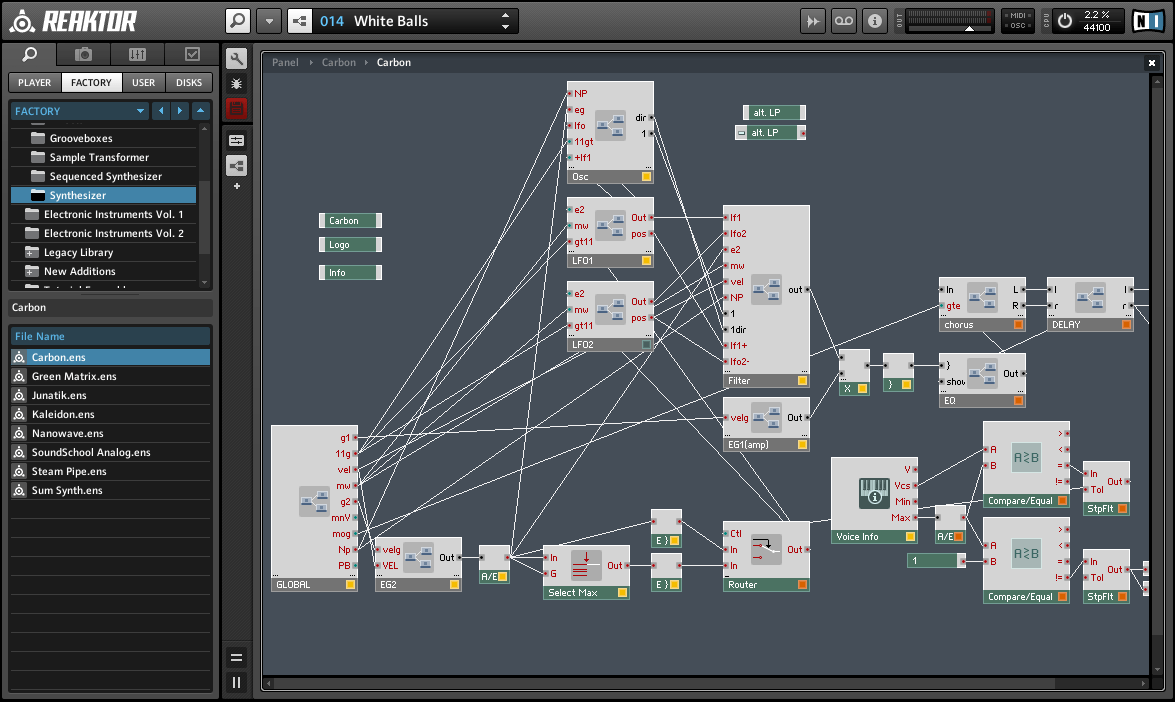 reaktor library