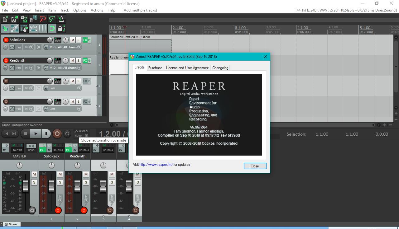 Cockos REAPER 6.81 for windows download free