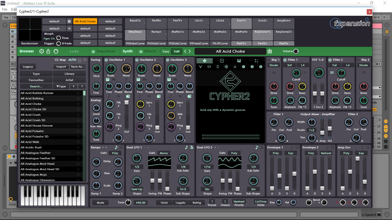 Labs VST. FXPANSION Guru VST. Ableton Live plugin. FXPANSION - Maul.