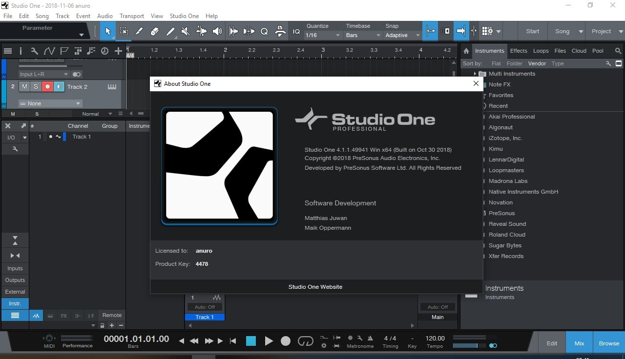 Studio one 4