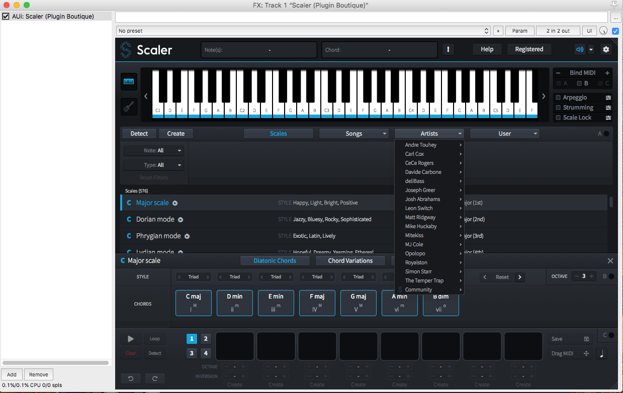 free for mac download Plugin Boutique Scaler 2.8.1