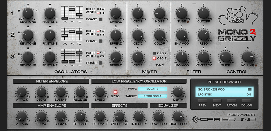 static sound on storch vst