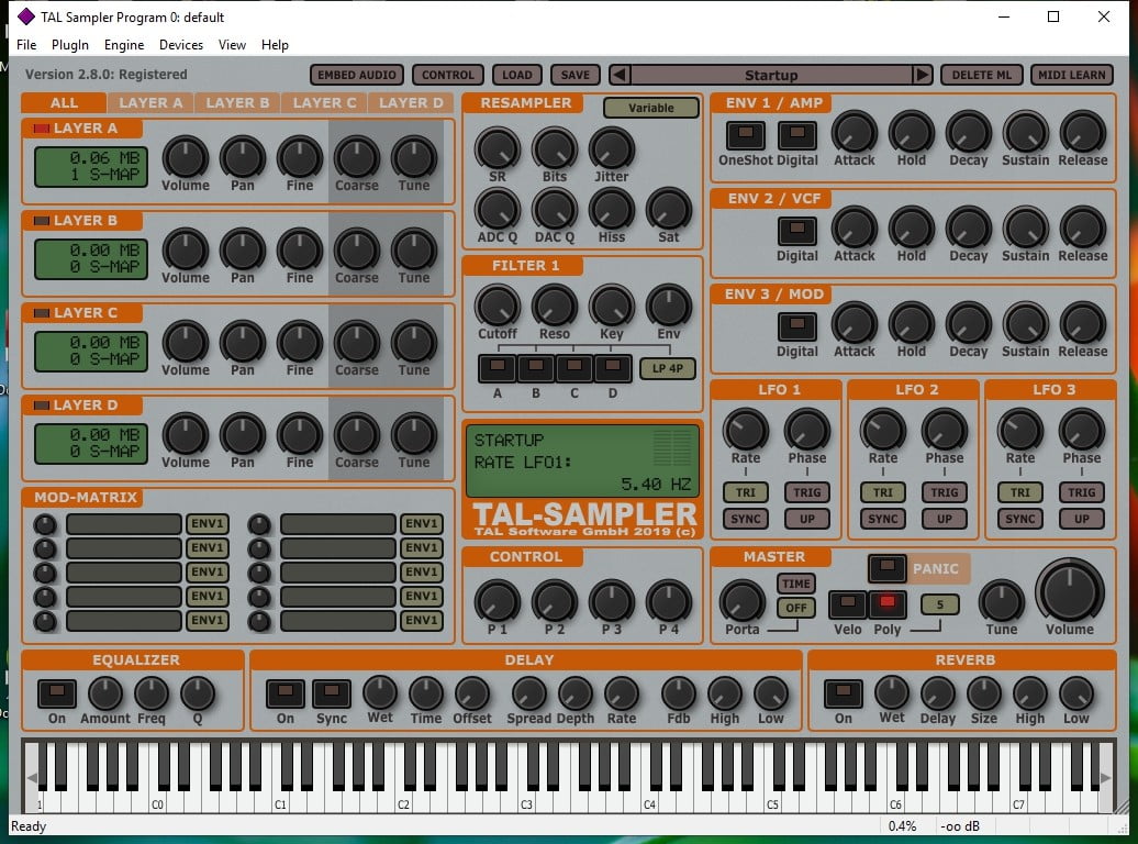 Togu Audio Line TAL-Sampler 4.5.2 free download