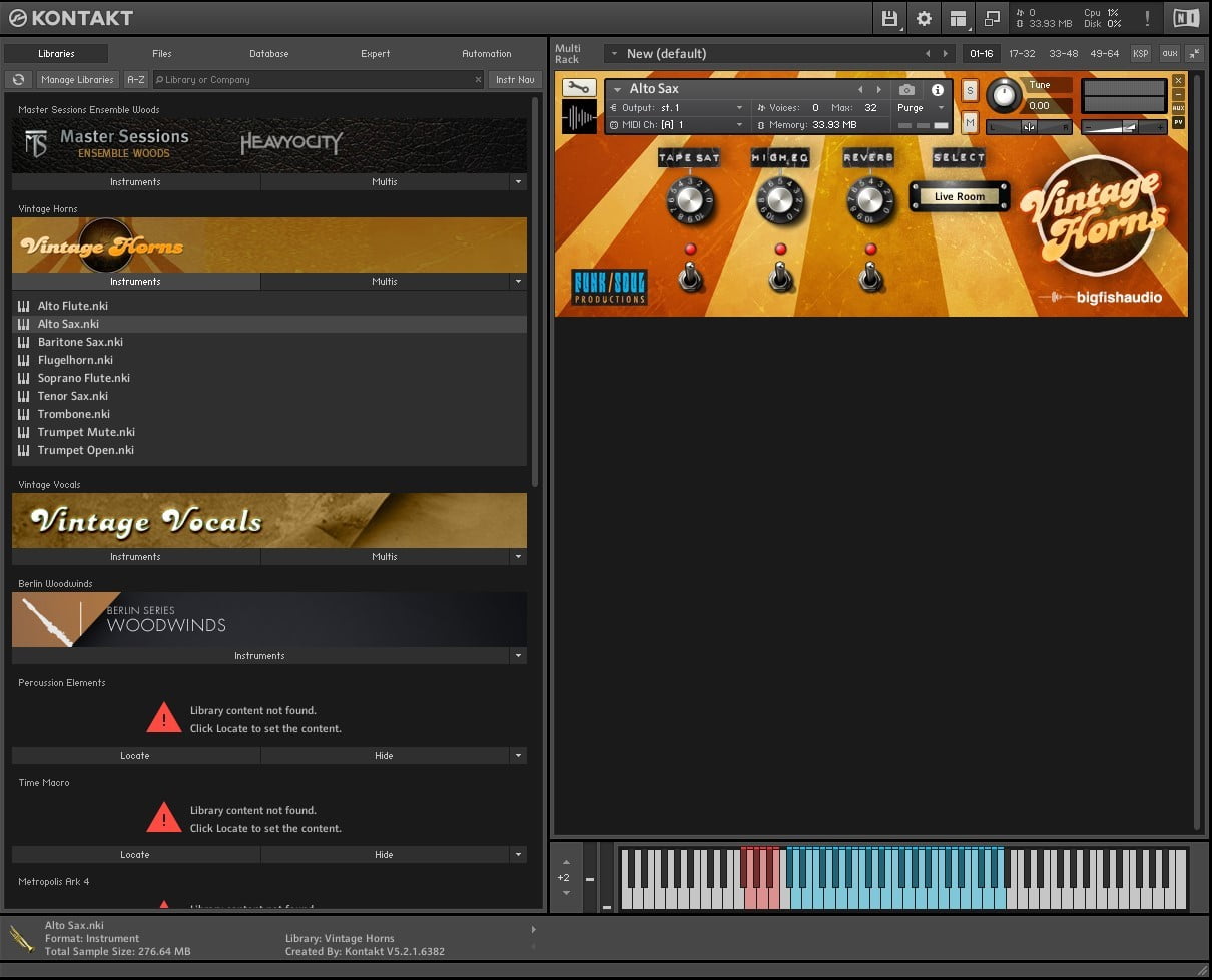 big fish audio vintage strings kontakt library