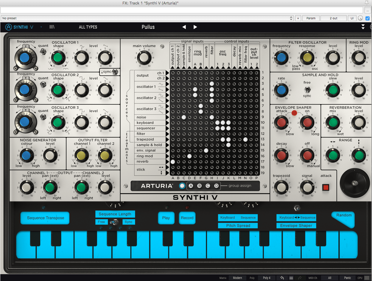 arturia synthi v