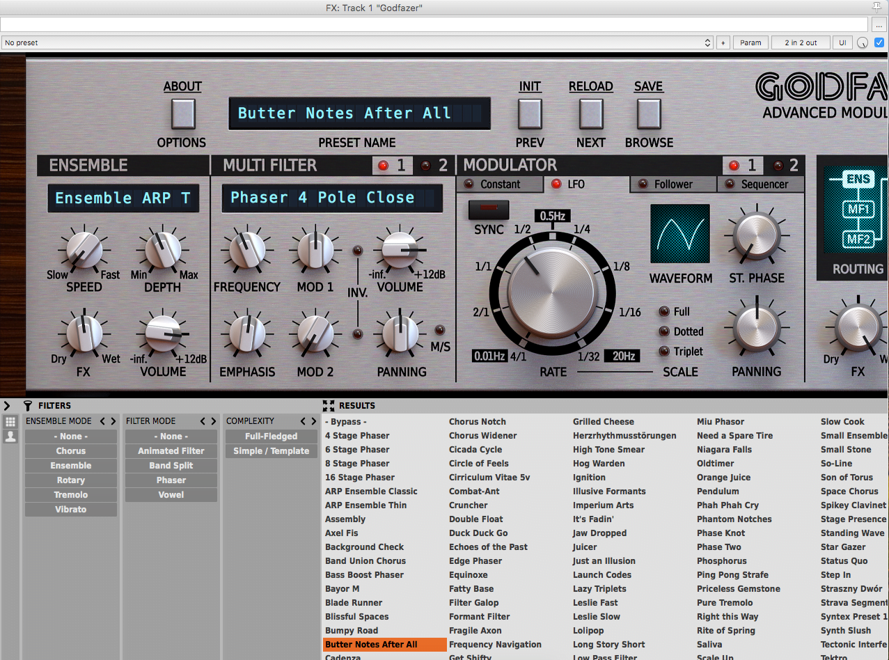 Vocal splitter