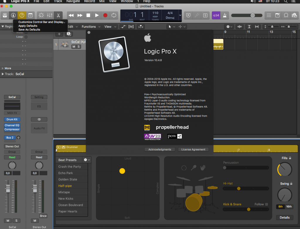 which antares works with logic pro 10.4