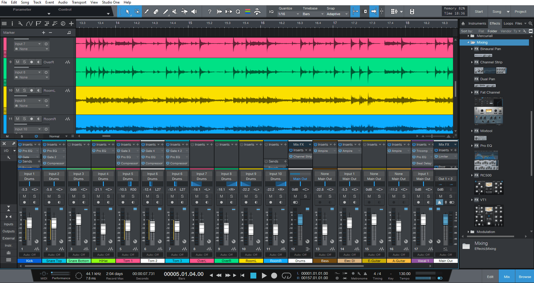 universal audio plugins presonus studio one