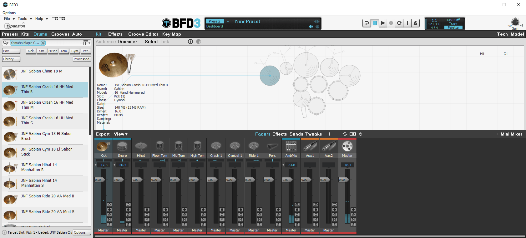 bfd samples in superior drummer 2