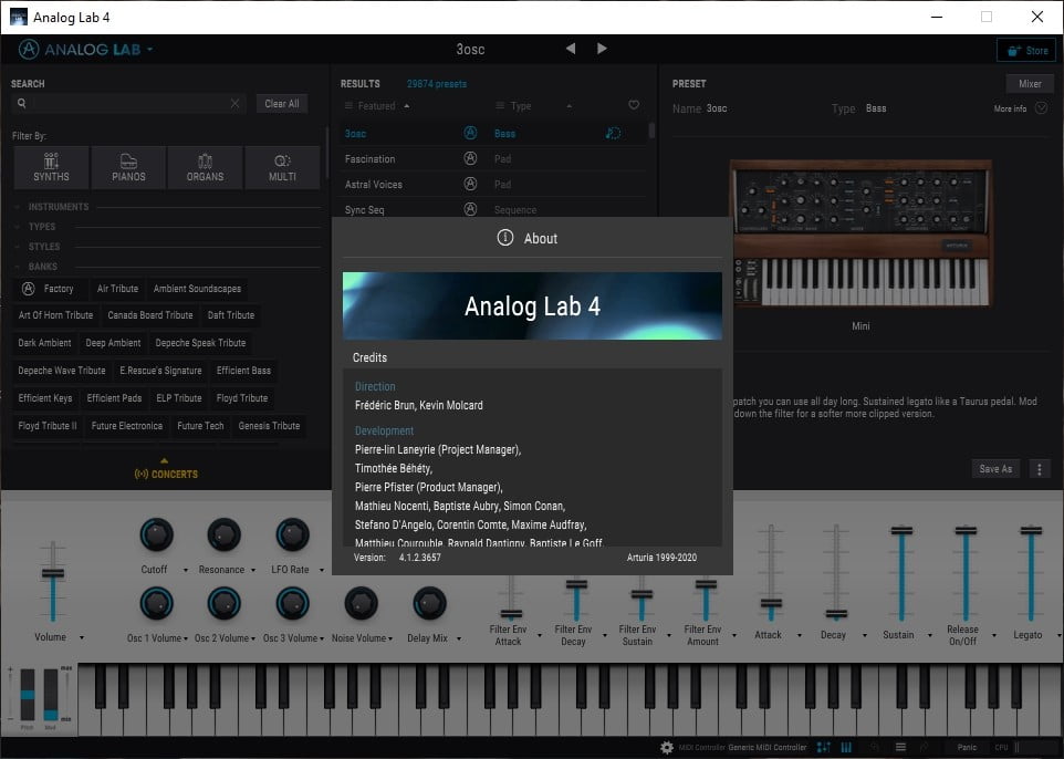 Arturia Analog Lab 5.8.0 download the last version for android