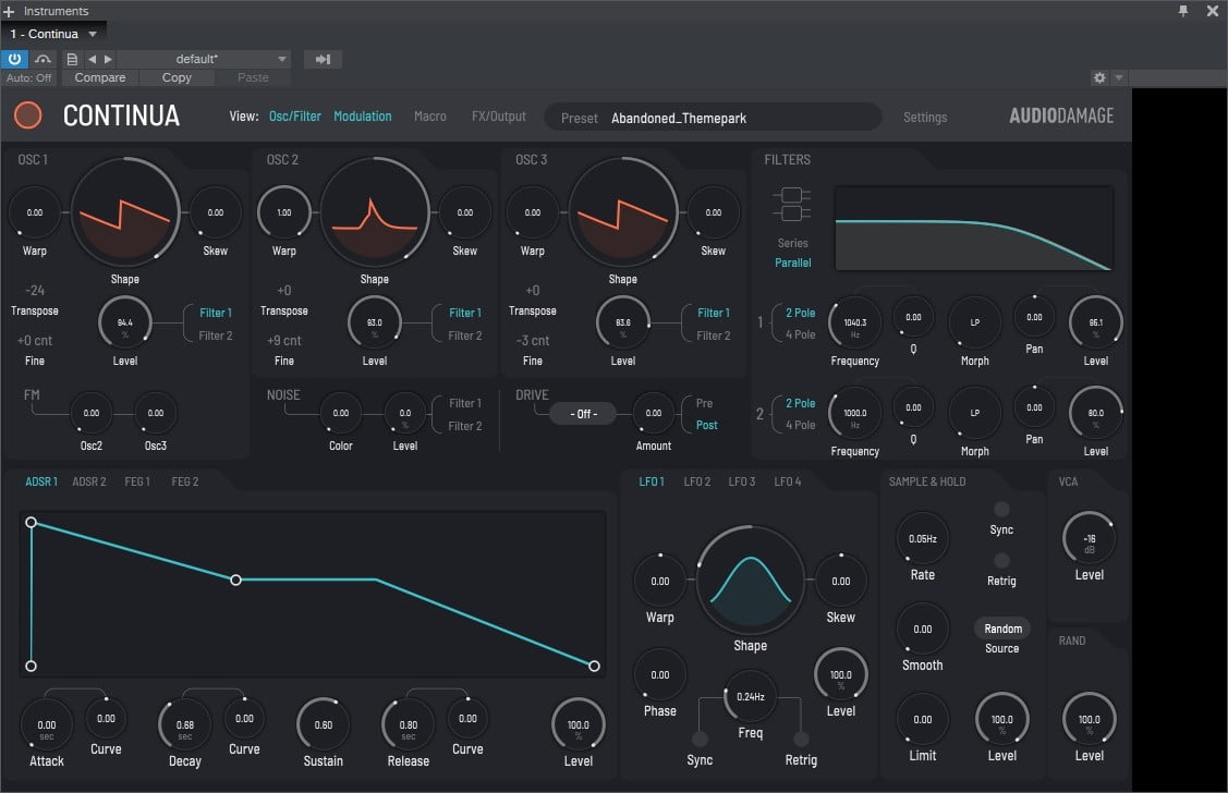 analog synth emulator mac