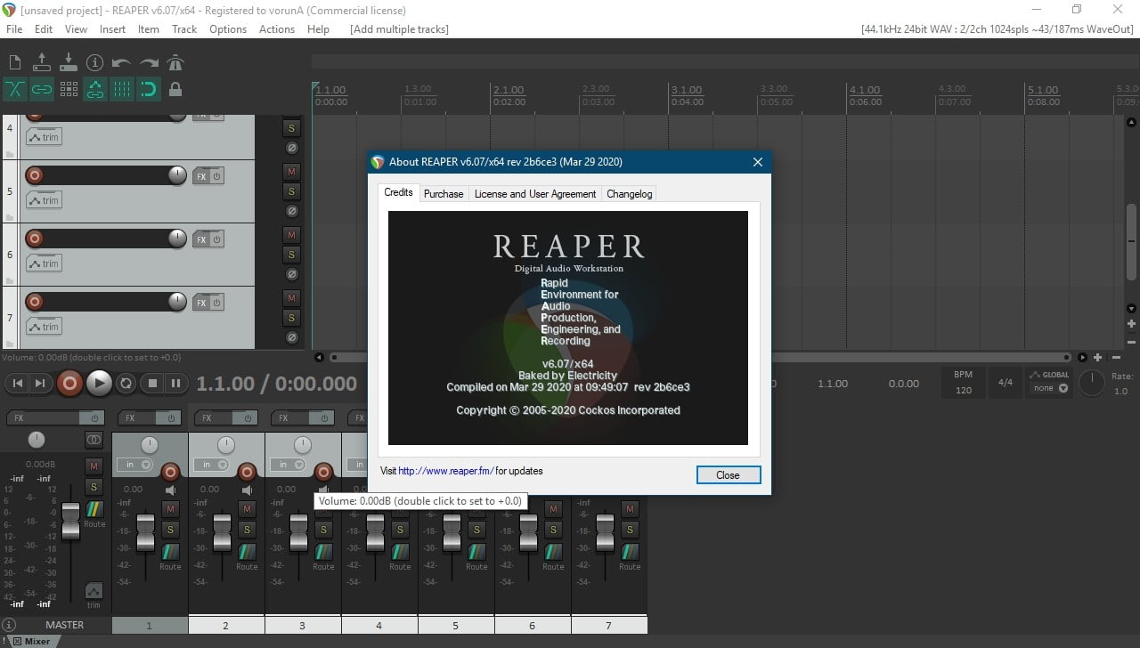 download the last version for windows Cockos REAPER 7.02