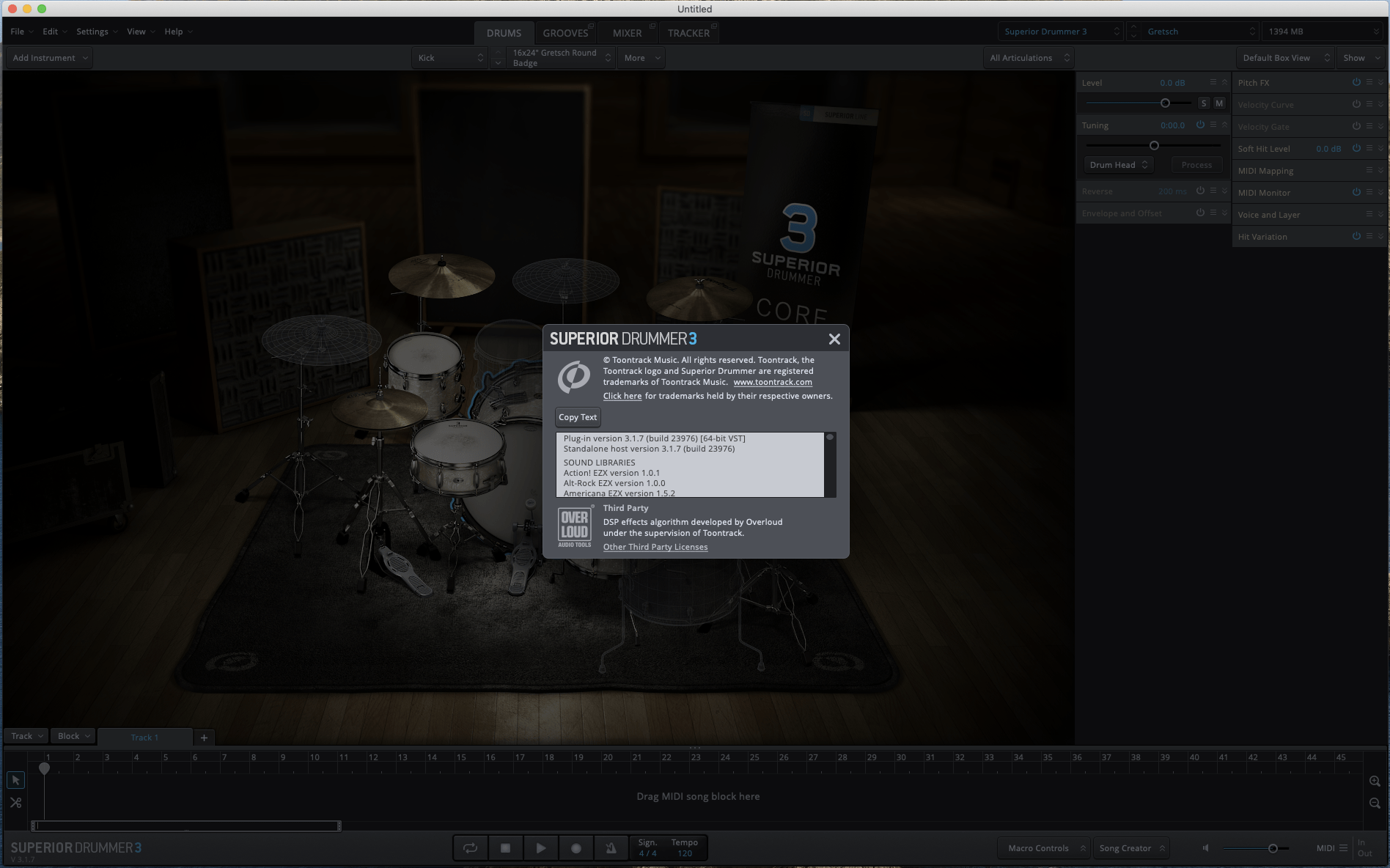 toontrack superior drummer authorization and serial number