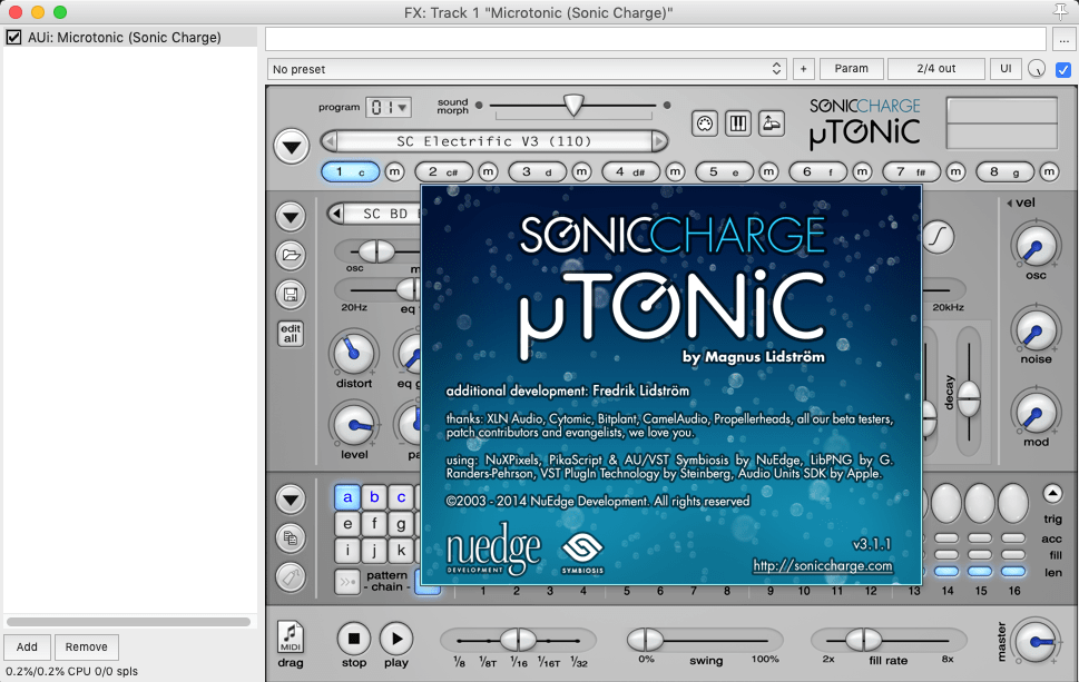 sonic charge microtonic older versions