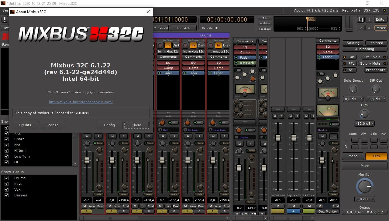 mixbus 32c v7