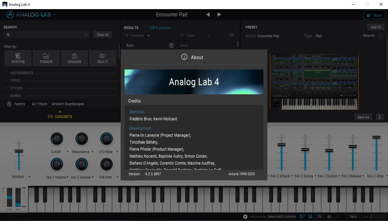 Analog lab banks. Аналог Лаб 5. Xiao VSTI. Sibelius Waves Reware AAX plugin.