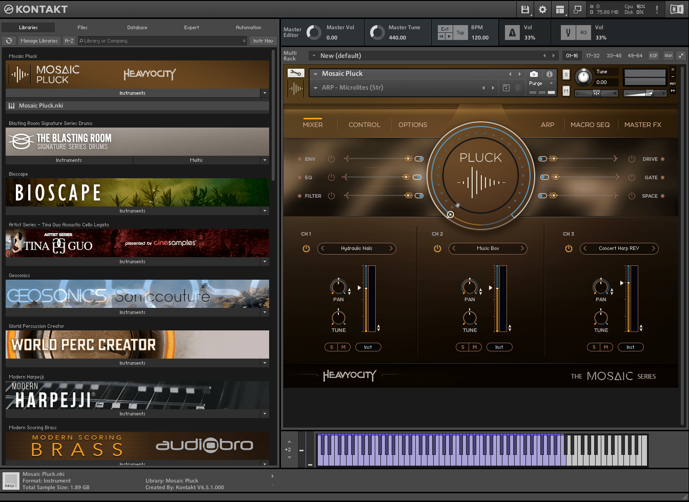 Heavyocity - Mosaic Pluck (KONTAKT) - Plugintorrent.com.