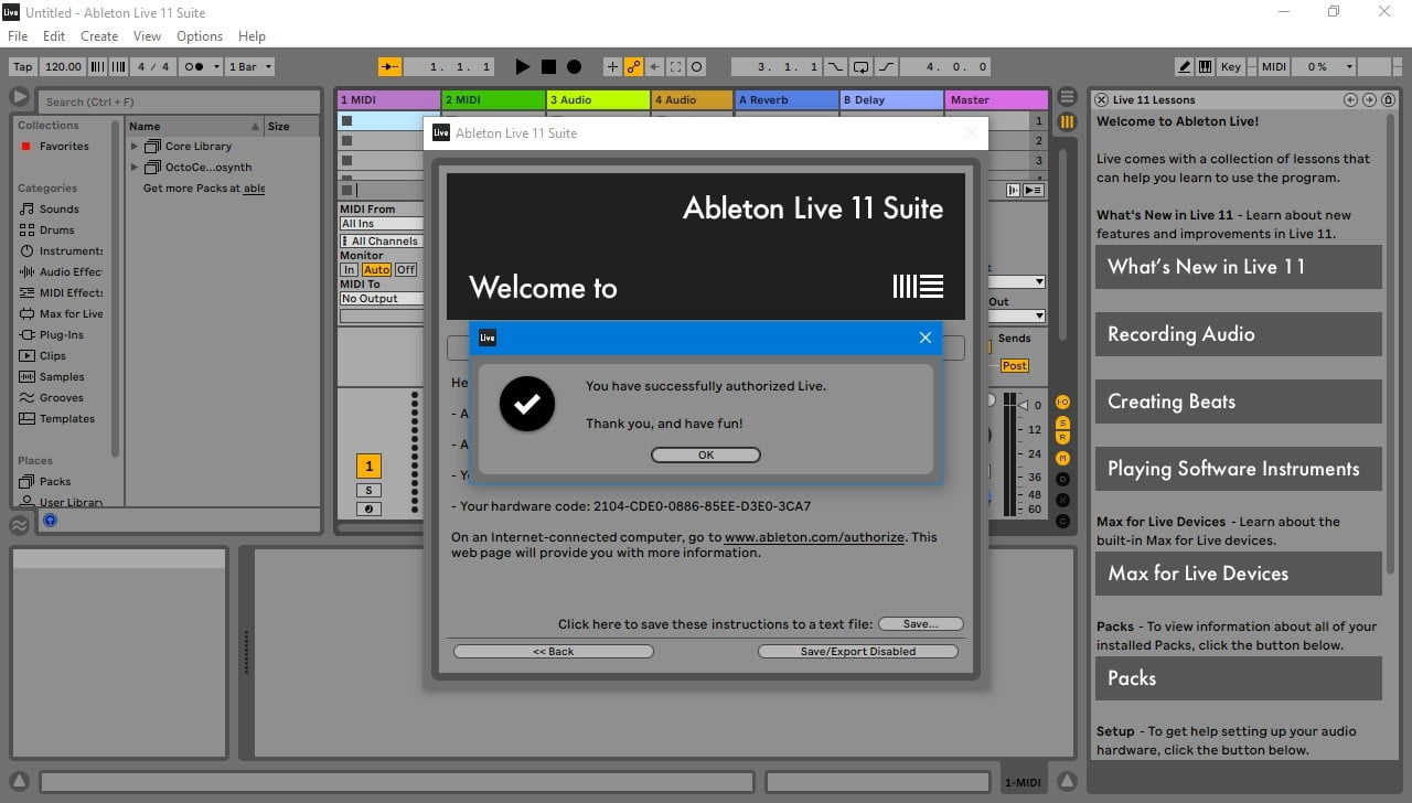 download the new for windows Ableton Live Suite 11.3.4