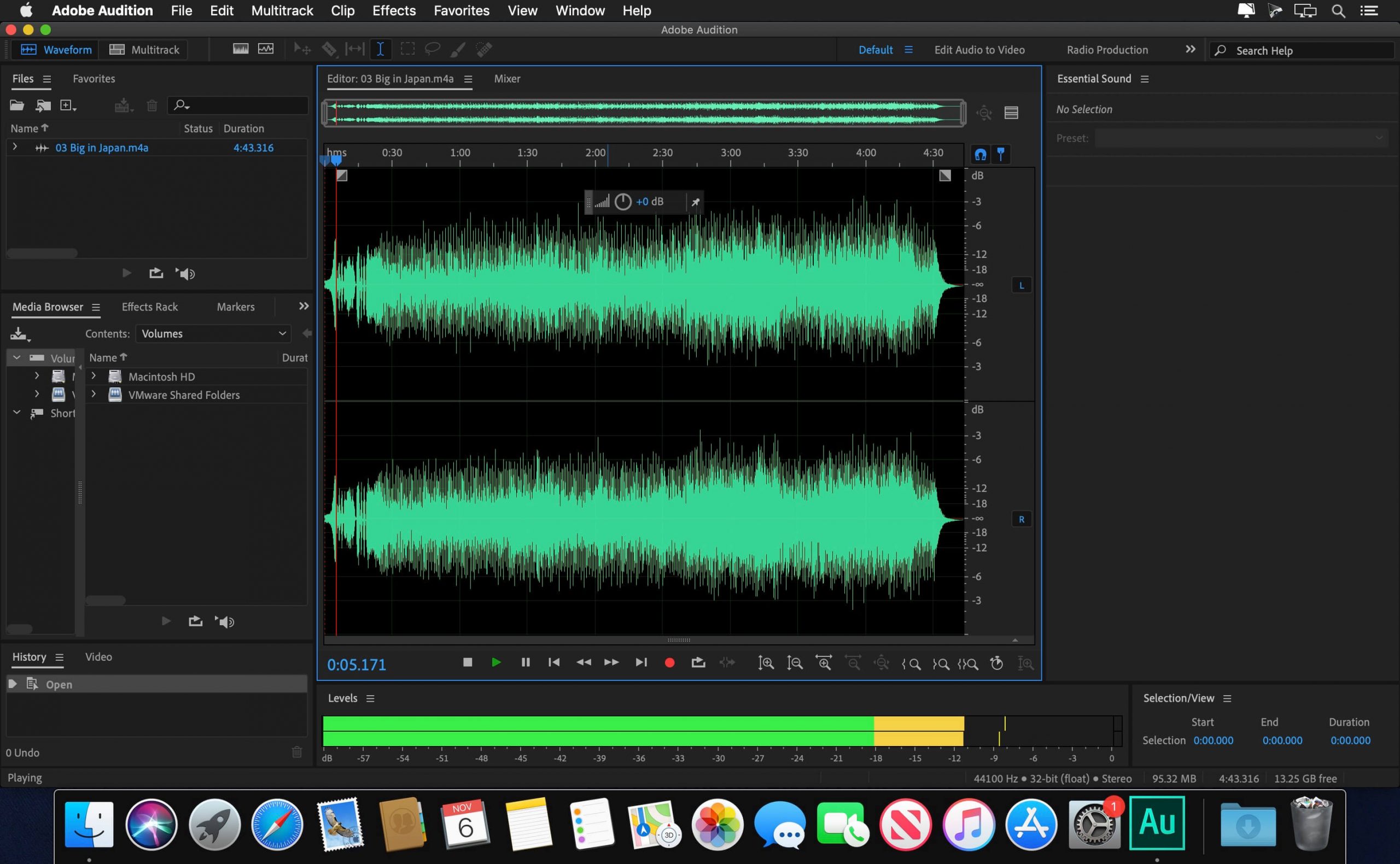 Проект Adobe Audition