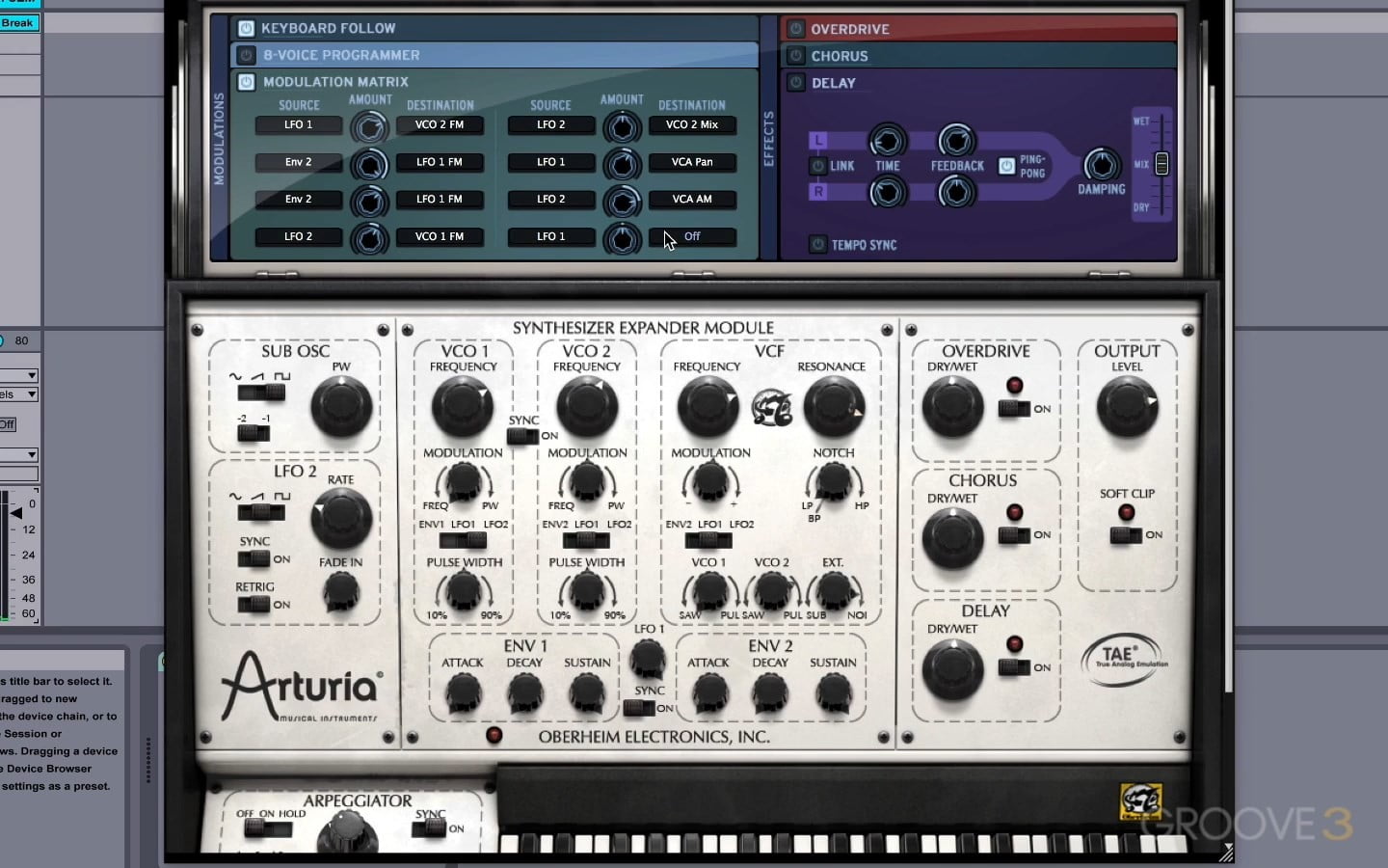 Voice 8. Oberheim sem VST. Sylenth аналоговый. ARP Module VST. Oberheim Module.