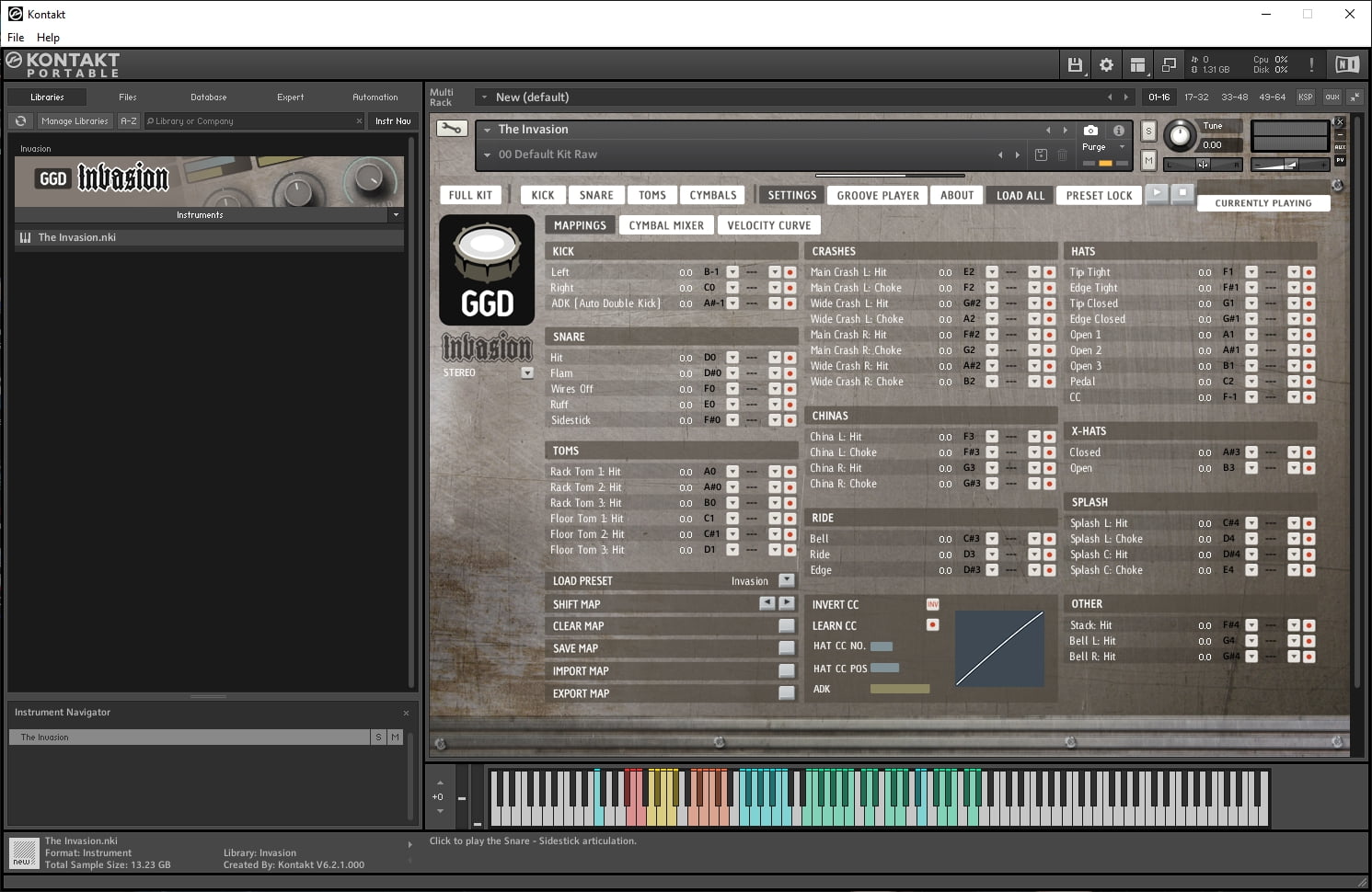 GetGood Drums Invasion v1.3.0 (KONTAKT)