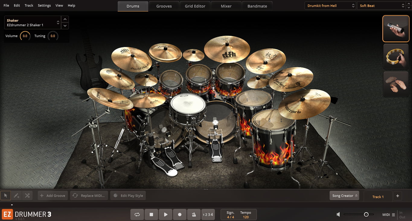 Ezdrummer 3 libraries. EZDRUMMER. Drumkit from Hell. EZDRUMMER_1.1.0_au/VST +EZX Drumkit from Hell. Studio Drummer.