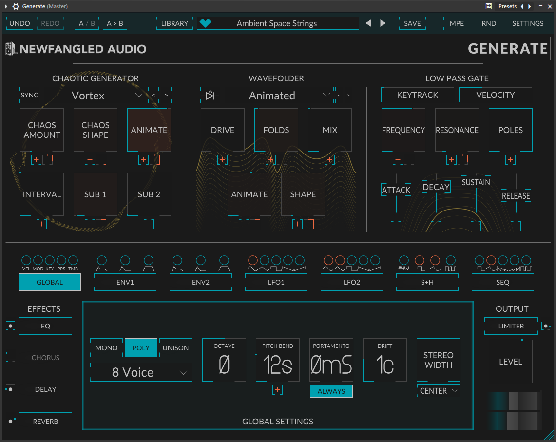 Audio generation. Audio formats.