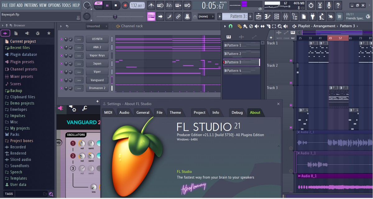 Test: Image Line FL Studio 20.9.2, Digital Audio Workstation 