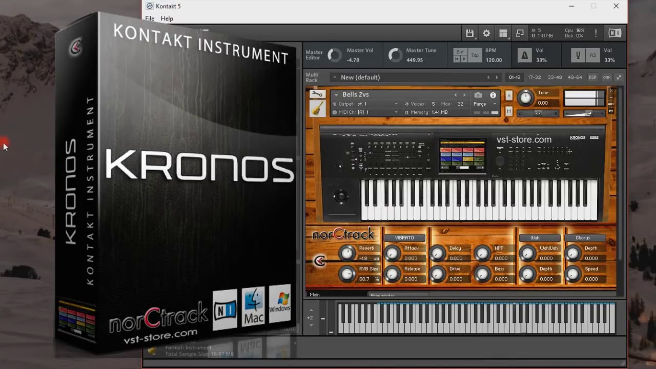 norCTrack Korg Kronos Kontakt音源+特典Win&Mac