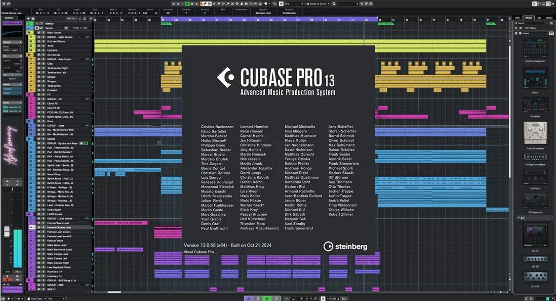 Steinberg - Cubase Pro 13 v13.0.50 - R2R [WIN x64] - Plugintorrent.com