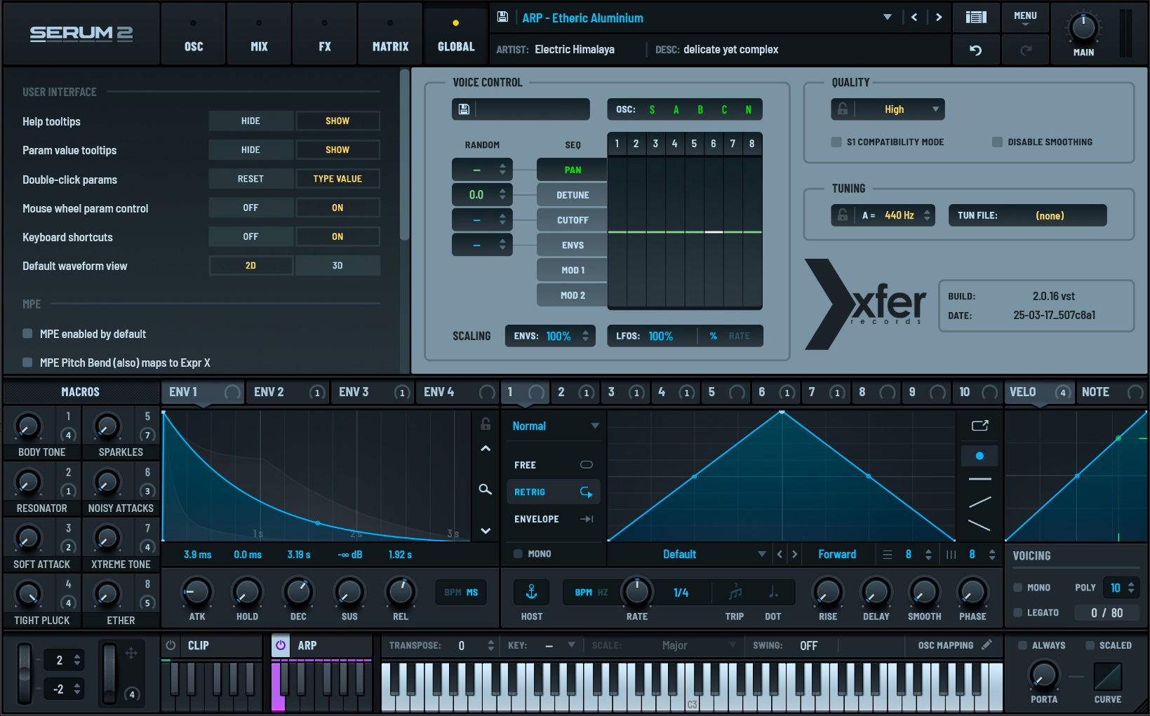 Xfer - Serum 2 v2.0.16 - AUDIOWAREZ (VST3, AAX) [WIN x64